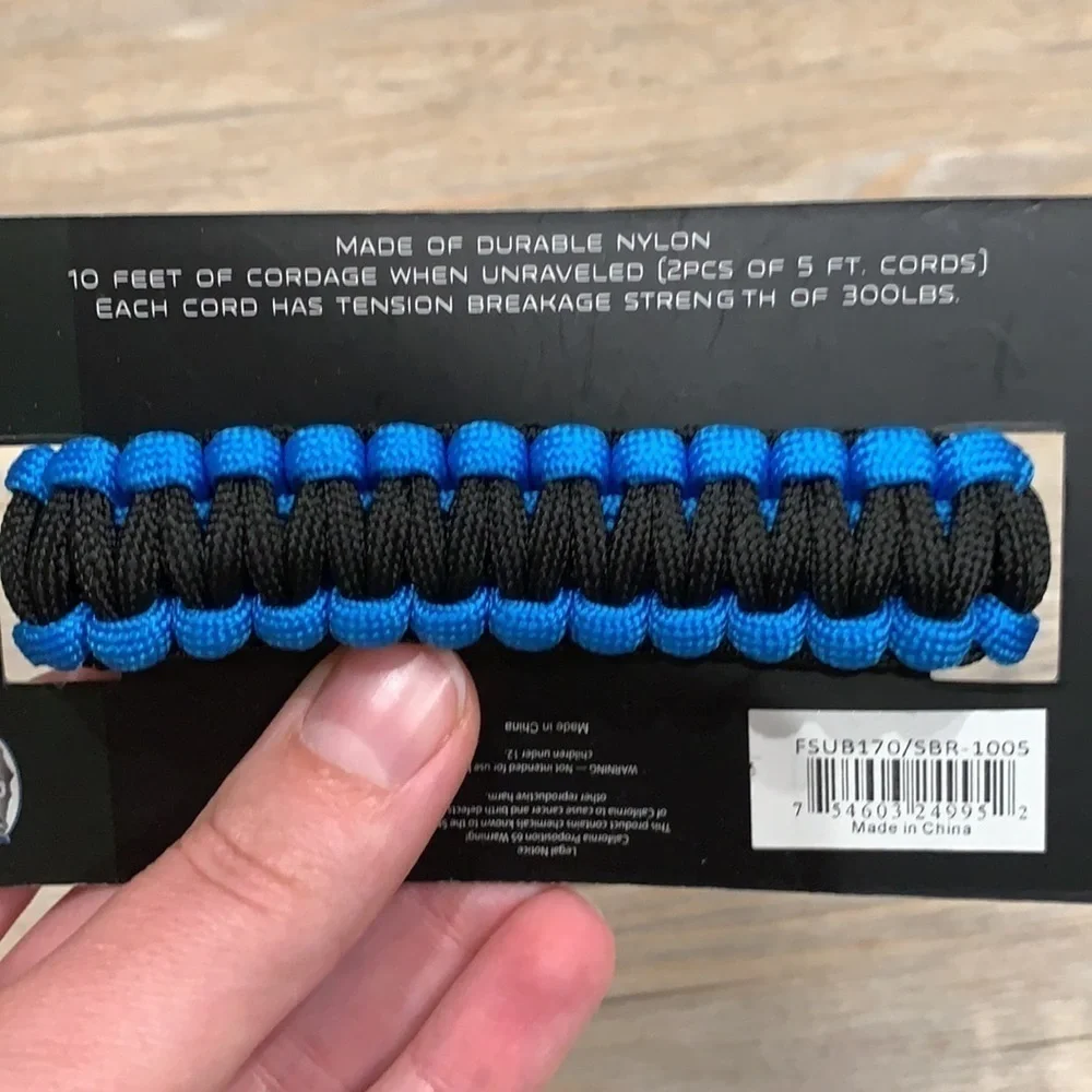 NFL| NFL Carolina Panthers cord bracelet